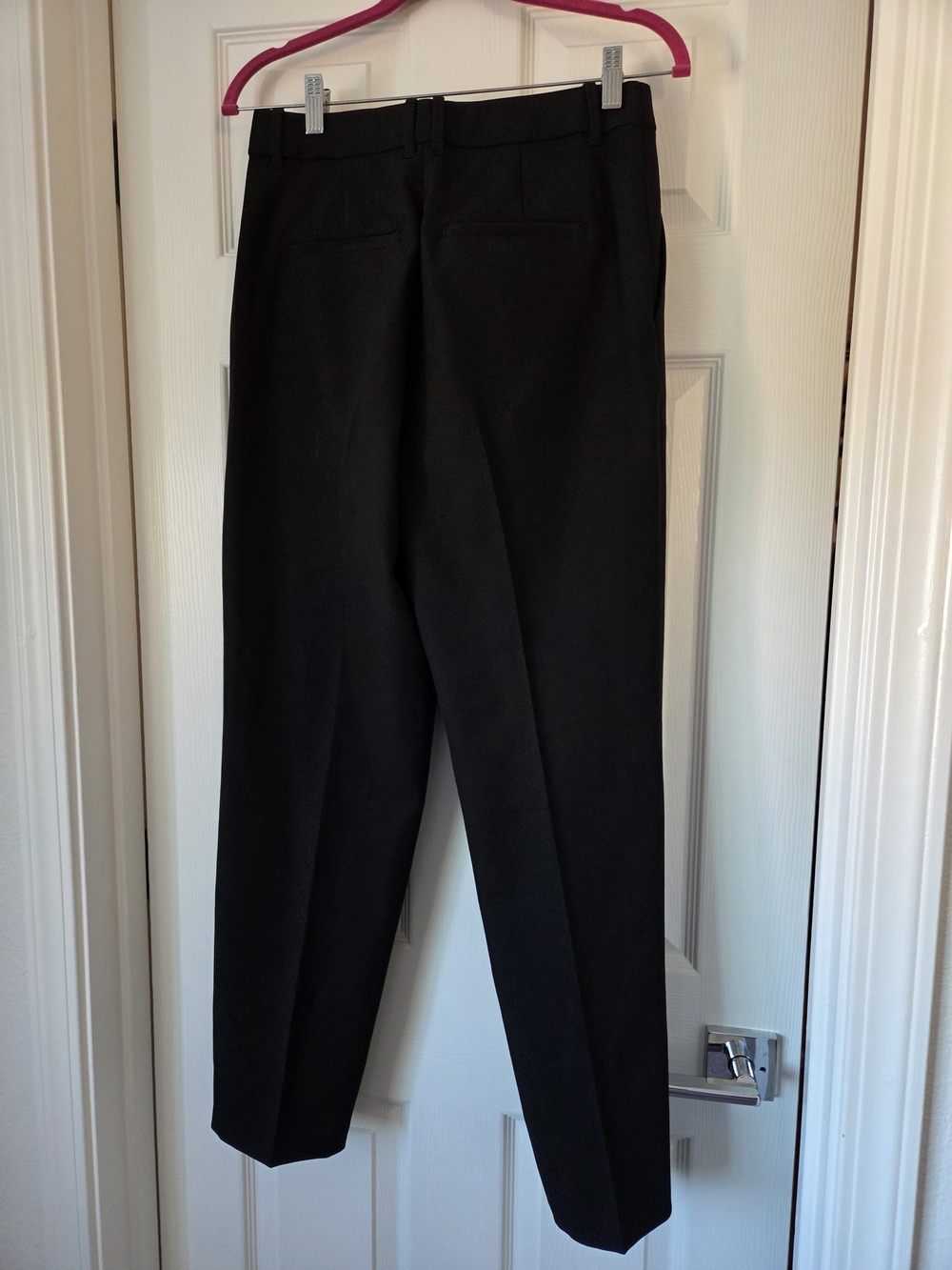 Women's Black Relaxed Fit Pants - Office And Travel Friendly - Picture 2 of 7